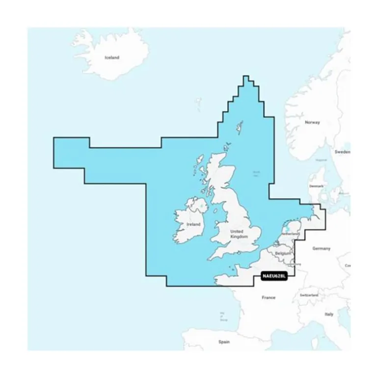 Carte Navionics + Large Sd Royaume-Uni, Irlande Et Pays-Bas