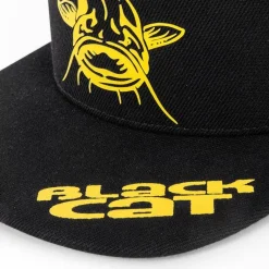 Black Cat Casquettes, Visières & Chapeaux^Casquette Black Flat Peak Cap - Noir