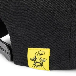 Black Cat Casquettes, Visières & Chapeaux^Casquette Black Flat Peak Cap - Noir