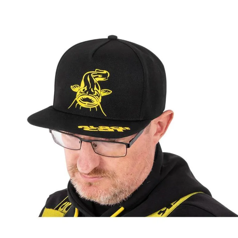 Black Cat Casquettes, Visières & Chapeaux^Casquette Black Flat Peak Cap - Noir