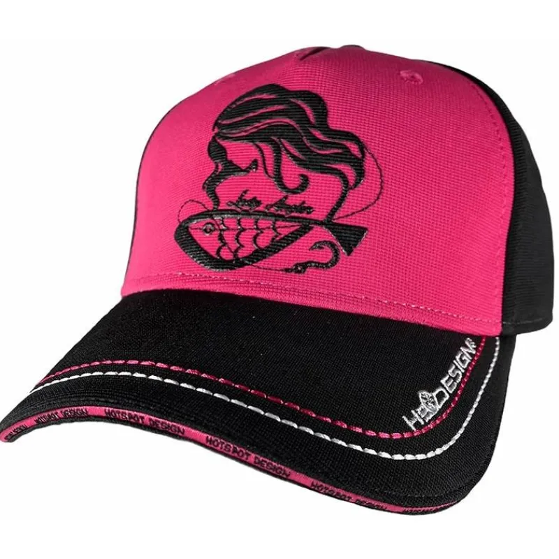 Hot Spot Design Casquettes, Visières & Chapeaux^Casquette Femme Cap Lady Angler - Noir/Rose