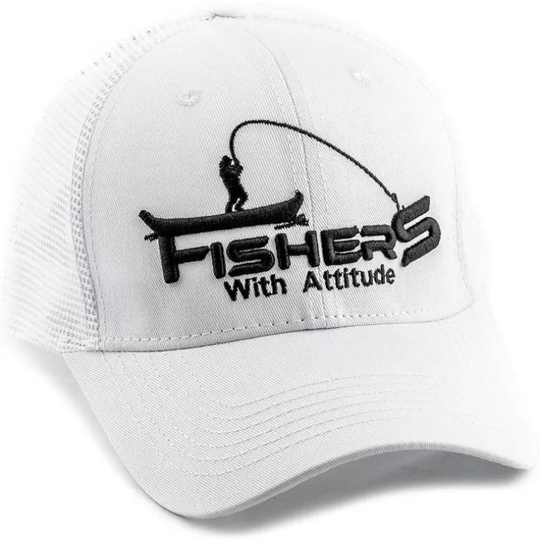 Casquette Homme Fishxplorer Fisher With Attitude - Blanc