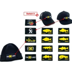 Fishxplorer Cadeaux & Décoration|Cadeaux & Décoration^Casquette Homme À Scratch Snapback - Noir