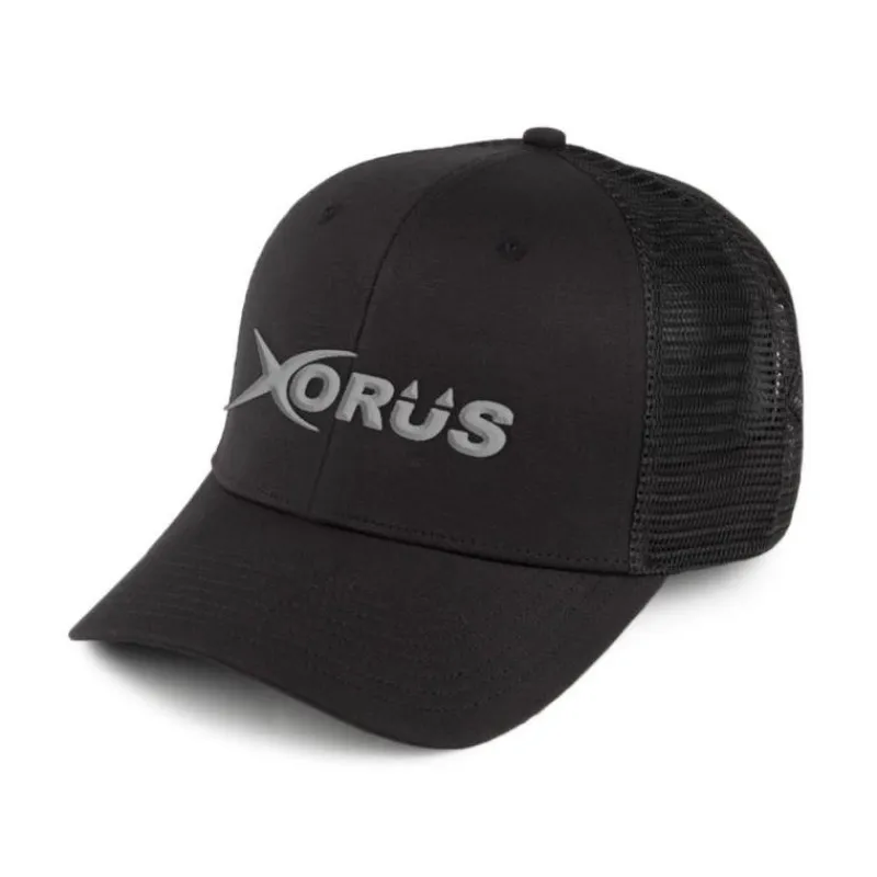 Xorus Casquettes, Visières & Chapeaux^Casquette Homme Trucker Brodee - Noir