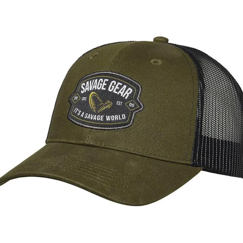 Savage Gear Casquettes, Visières & Chapeaux^Casquette Badge Trucker Cap Green