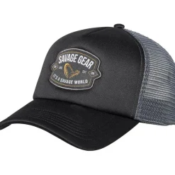 Savage Gear Casquettes, Visières & Chapeaux^Casquette Badge Trucker Cap Black