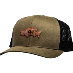 Casquette Zman Bad Azz Bass Trucker Hatz - Vert/Noir