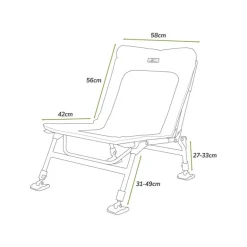 Chaise Korum Supa Lite Stretch Wide