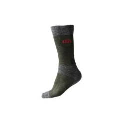Chaussettes Longues Homme Trakker Laine De Merino - Kaki/Gris