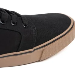 Fox Bottes & Chaussures^Chaussures Homme Black Canvas Shoe