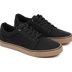 Fox Bottes & Chaussures^Chaussures Homme Black Canvas Shoe