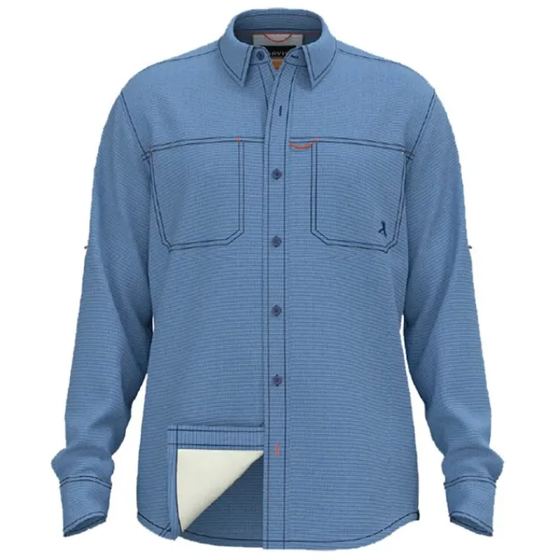 Orvis T-Shirts, Polos & Chemises^Chemise Manches Longues Homme Open Air Caster Shirt - Bleu