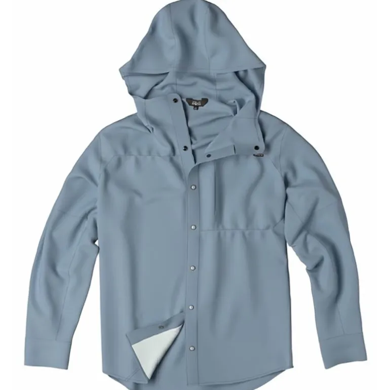Chemise Manches Longues Homme Orvis Pro Sun Stretch Hoodie - Bleu