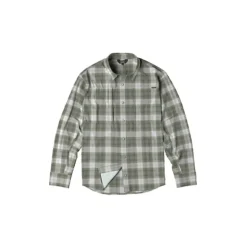 Chemise Manches Longues Homme Orvis Pro Stretch Ls Shirt - Carreaux Vert/Blanc