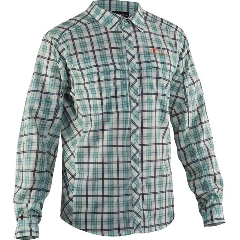 Chemise Manches Longues Homme Grundéns Fly Bridge Long Sleeve Dusty - Turquoise