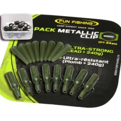 Clip Plomb Fun Fishing Metallic