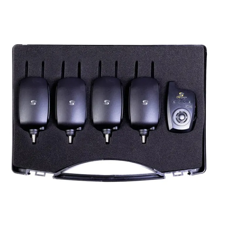 Coffret Détecteur + Centrale Carp Spirit Hd4 Alarm And Receiver Set