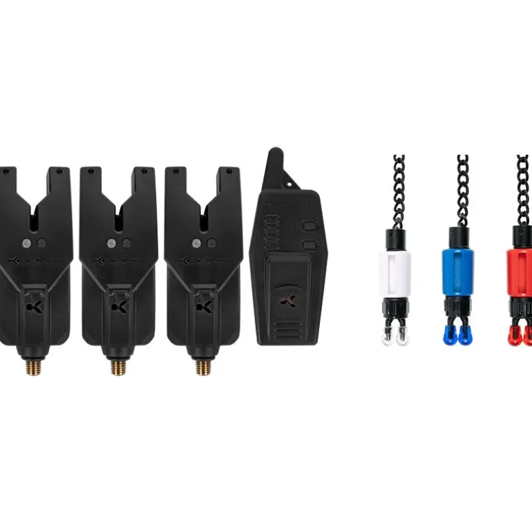 Coffret Détecteur De Touche Korum Kri 3 Rod Remote Alarm & Indicator Set