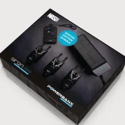 Nash Détection^Coffret Détecteur De Touche Siren R4 Powerbanx 80K Bundle