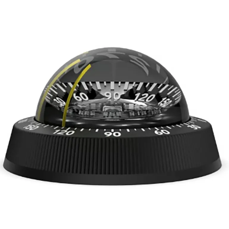 Compas Silva 85 Noir, Montage Plat Plot Avec Mémoire De Cap 360°