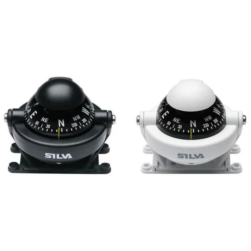 Silva Outils De Navigation^Compas 58 Star Étrier, Compensation Et Éclairage 12V