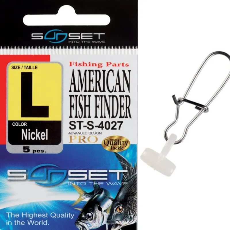 Sunset Montage Ligne^Coulisseau American Fish Finder St-S-4027 - Par 5