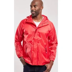 Coupe Vent Homme Bermudes Noroit 2 Impermeable - Corail