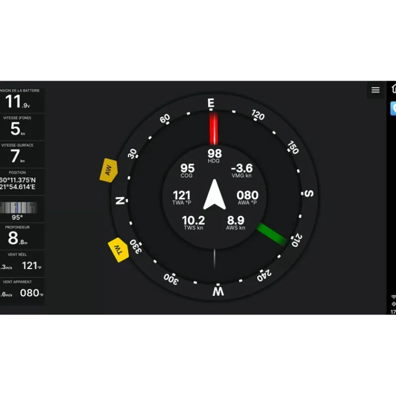 Nova Sondeurs & Gps|Sondeurs & Gps^Écran Gps Multifonction 16” À Encastrer