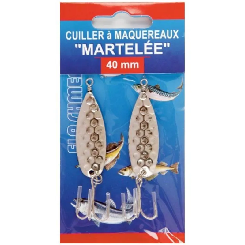 Flashmer Hameçons^Cuiller A Maquereau Martelée