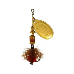 Mepps Leurres Truite^Cuiller Tournante Aglia Or Mouche Rouge