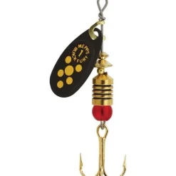 Cuiller Tournante Mepps Black Fury Noir Point Jaune