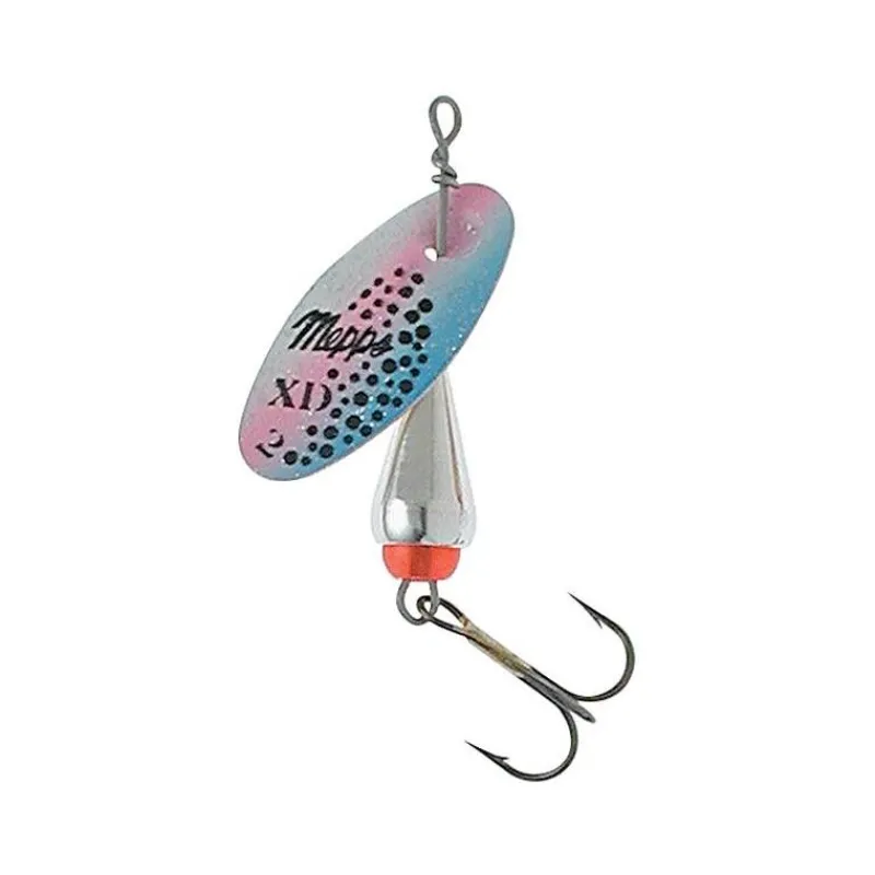 Mepps Leurres Truite^Cuiller Tournante Xd Fluo Argent Rainbow
