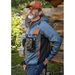 Devaux Vestes De Pêche^Doudoune Homme Rift'fly - Orange/Bleu
