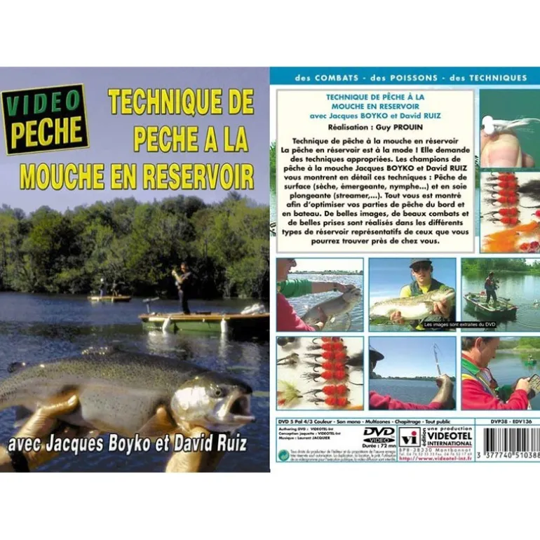 Dvd - Technique De Peche À La Mouche En Reservoir Avec Jacques Boyko