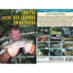 Vidéotel Cadeaux & Décoration|Cadeaux & Décoration^Dvd - Truites Aux Leurres En Ruisseau Avec Laurent Jauffret - Peche De La Truite - Video Peche