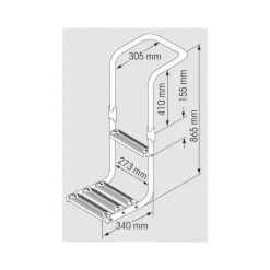 Echelle Plastimo Plate-Forme Immergee
