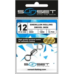 Sunset Montage Ligne^Emerillon Rolling Swivel Inox St-S-1069