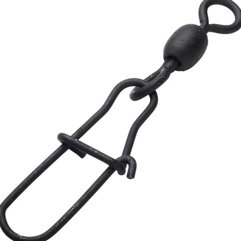 MadCat Montage Silure^Emérillon Agrafe Stainless Crane Swivel With Snap