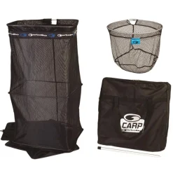 Ensemble Coup Garbolino Bourriche Rectangulaire + Pique + Tête D'épuisette + Sac