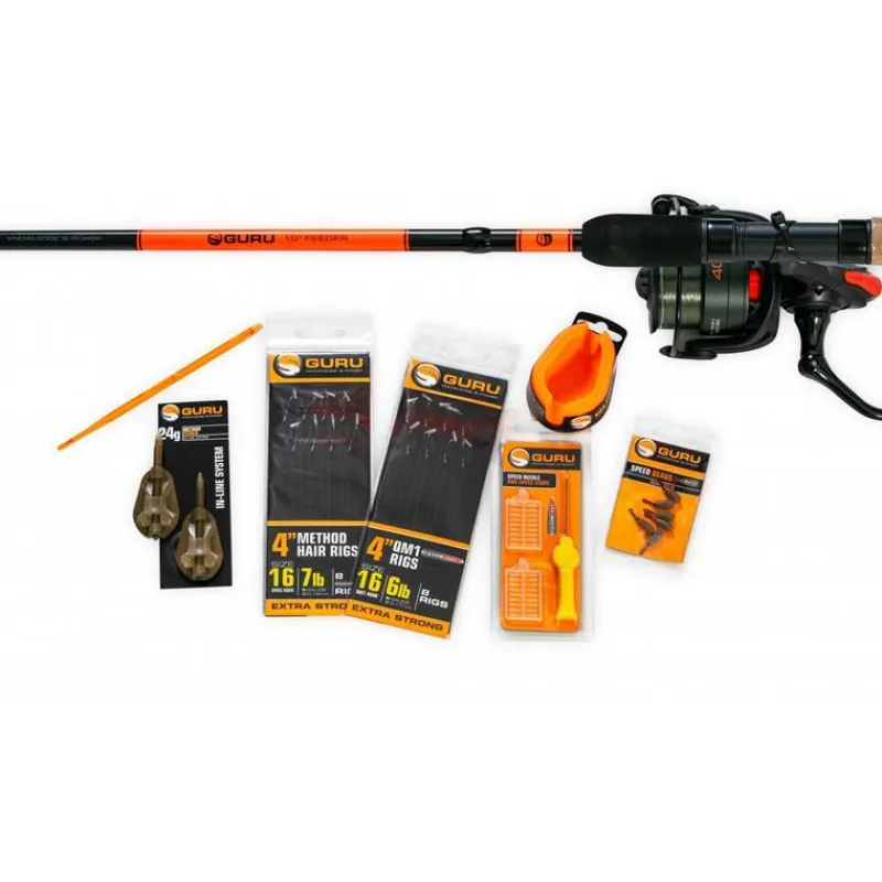 Guru Ensembles Coup & Anglaise^Ensemble Feeder Feeder Rod & Reel Combo