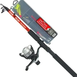 SRT Ensembles Carnassier^Ensemble Lancer Telescopique Kit Fish ’N Play Telespin + 201Rd + Box