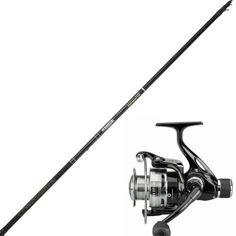 Ensemble Téléréglable Garbolino Serenity Rc + Moulinet Triumph Efi Rd