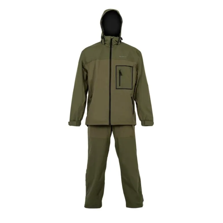 Ensemble Veste Et Salopette Homme Korum Superseal Waterproof - Kaki