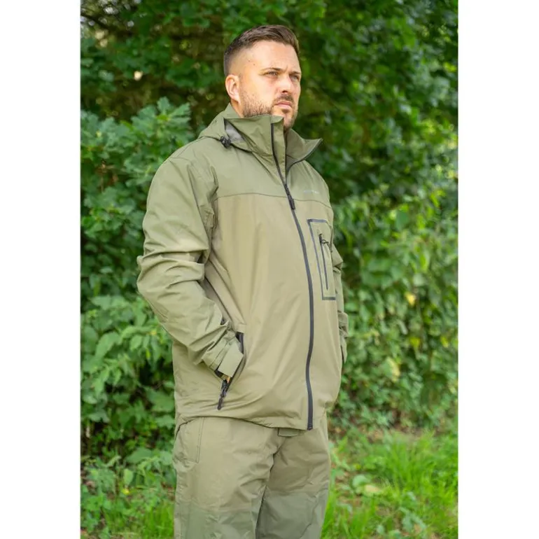 Ensemble Veste Et Salopette Homme Korum Superseal Waterproof - Kaki