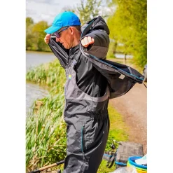 Preston Innovations Vestes De Pêche^Ensemble Veste Et Salopette Homme Df Lite Suit - Noir/Gris