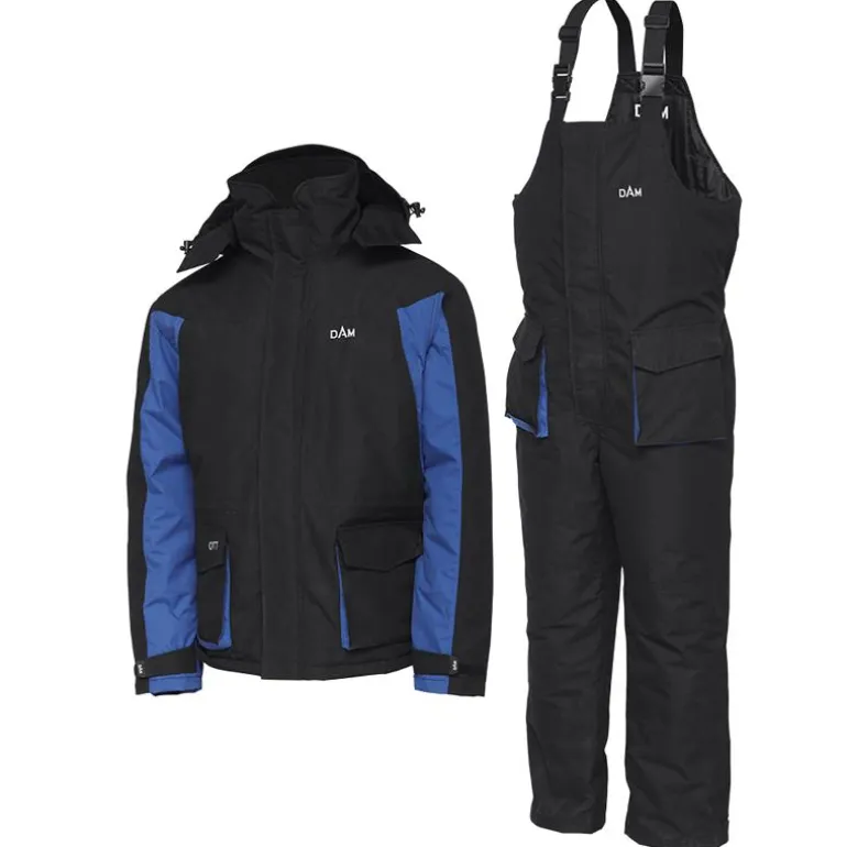 Ensemble Veste Et Salopette Homme Dam O.T.T. Thermal Suit - Noir/Bleu