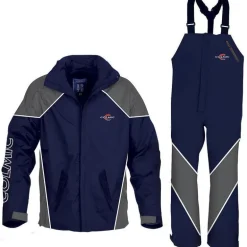 Ensemble Veste Et Salopette Homme Colmic Suite Hq Rain Official Team - Bleu