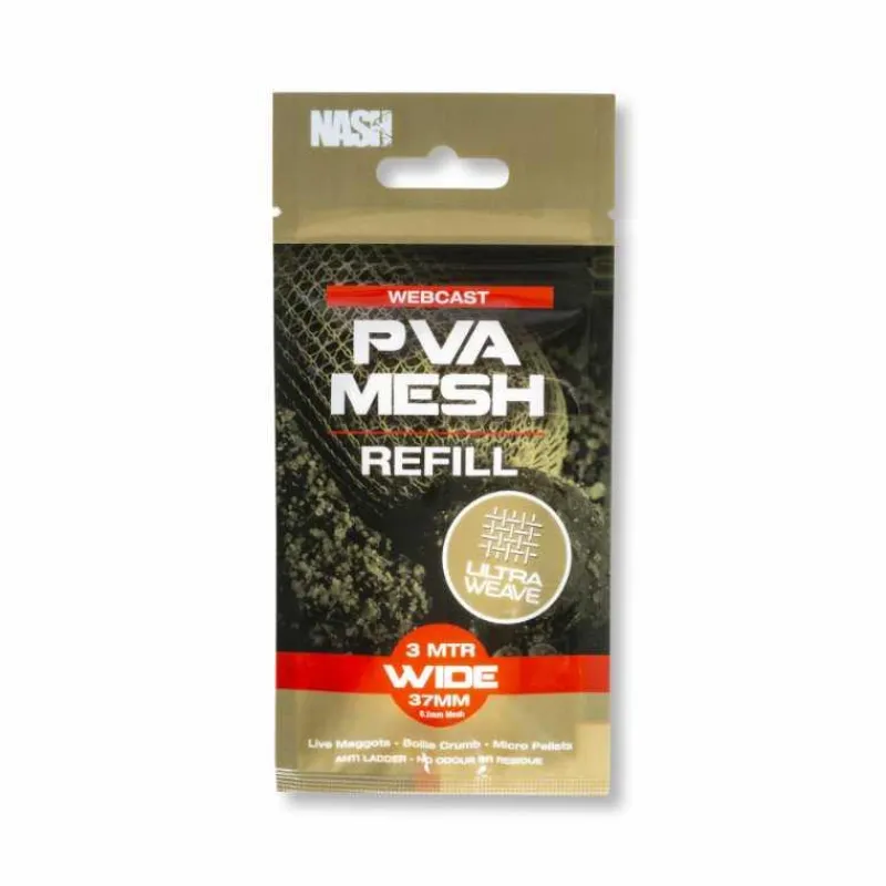 Nash Propulsion Appâts^Filet Soluble Webcast Ultra Weave Pva Refill