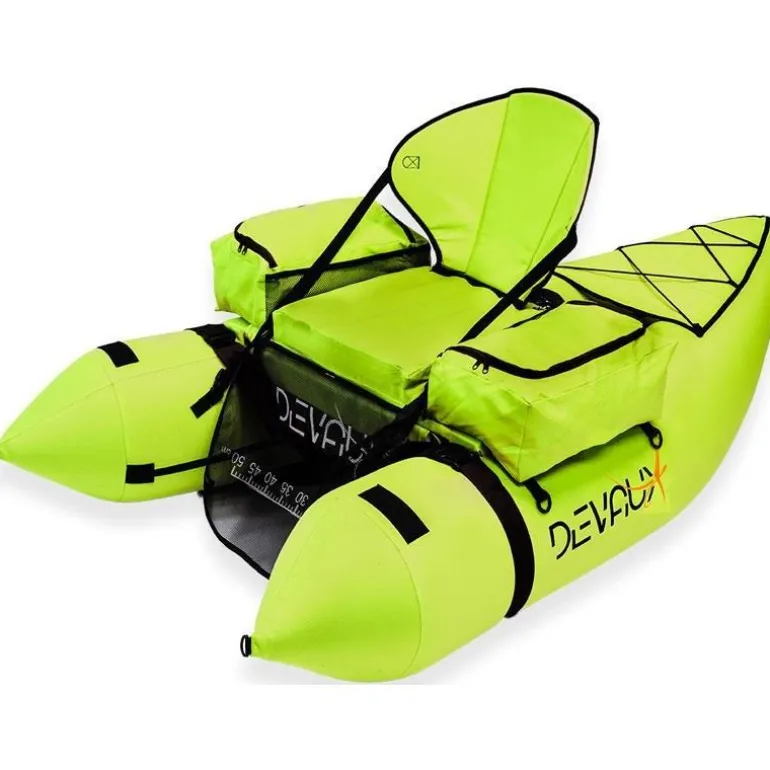 Float Tube Devaux Kayak Tube Cap-V2000 Chartreuse
