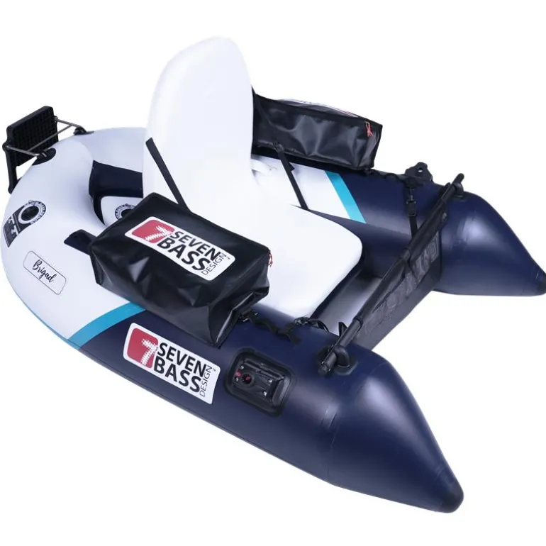 Float Tube Seven Bass Brigad Navy-White
